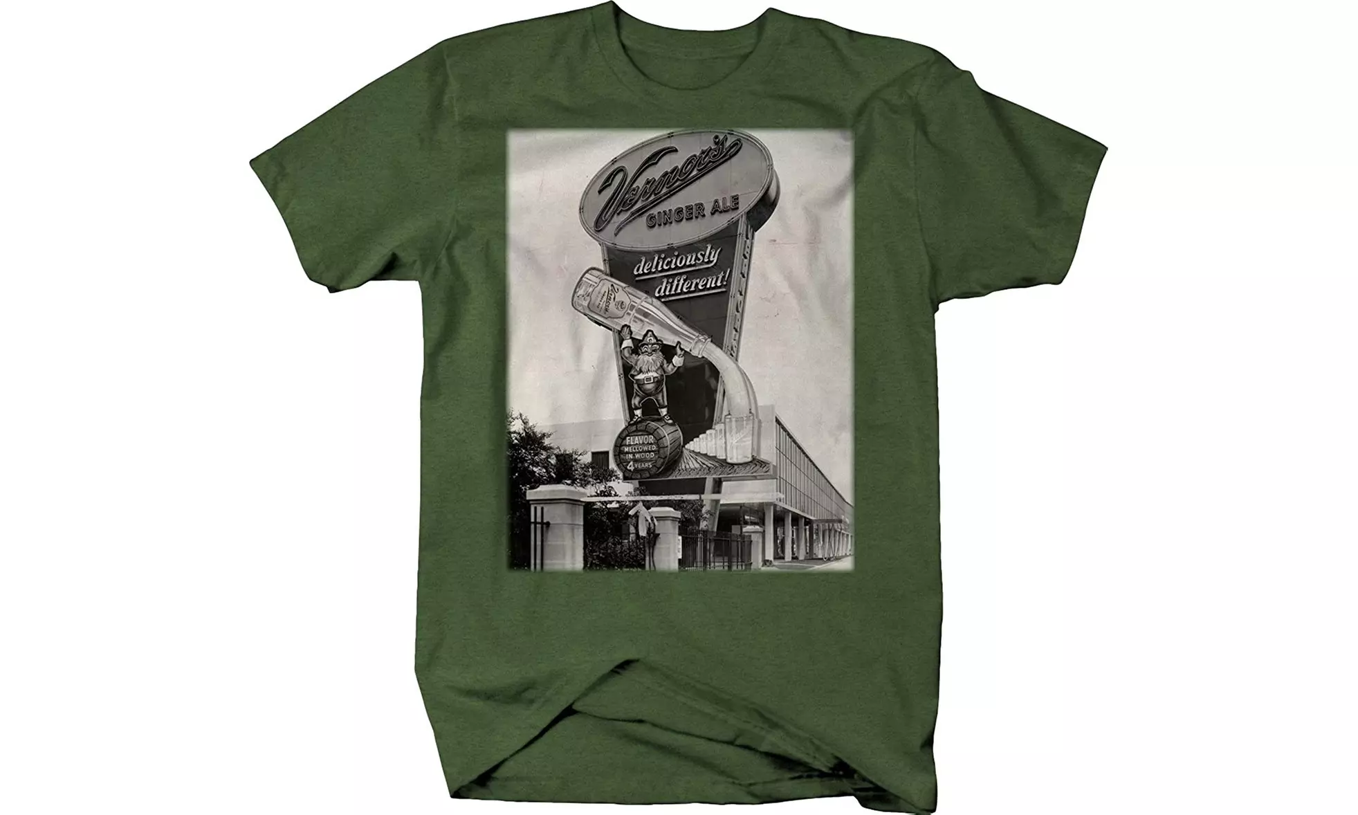 Vernors Detroit Original Diner Restaurant Vintage Reto Sign T Shirt for Men - Primary Image