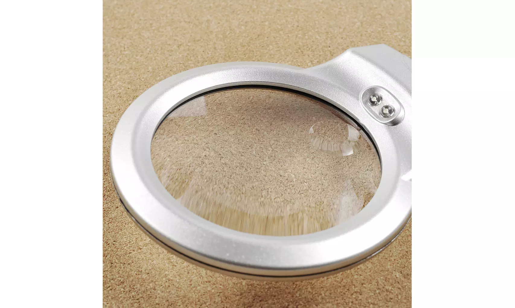 Large 3X 6X LED Lighted Magnifier Lamp Folding Design Battery Operated US Stock - Second Medium