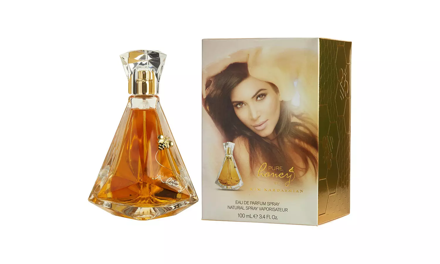 Kim Kardashian Pure Honey Eau de Parfum for Women 3.4 Oz - Primary Image