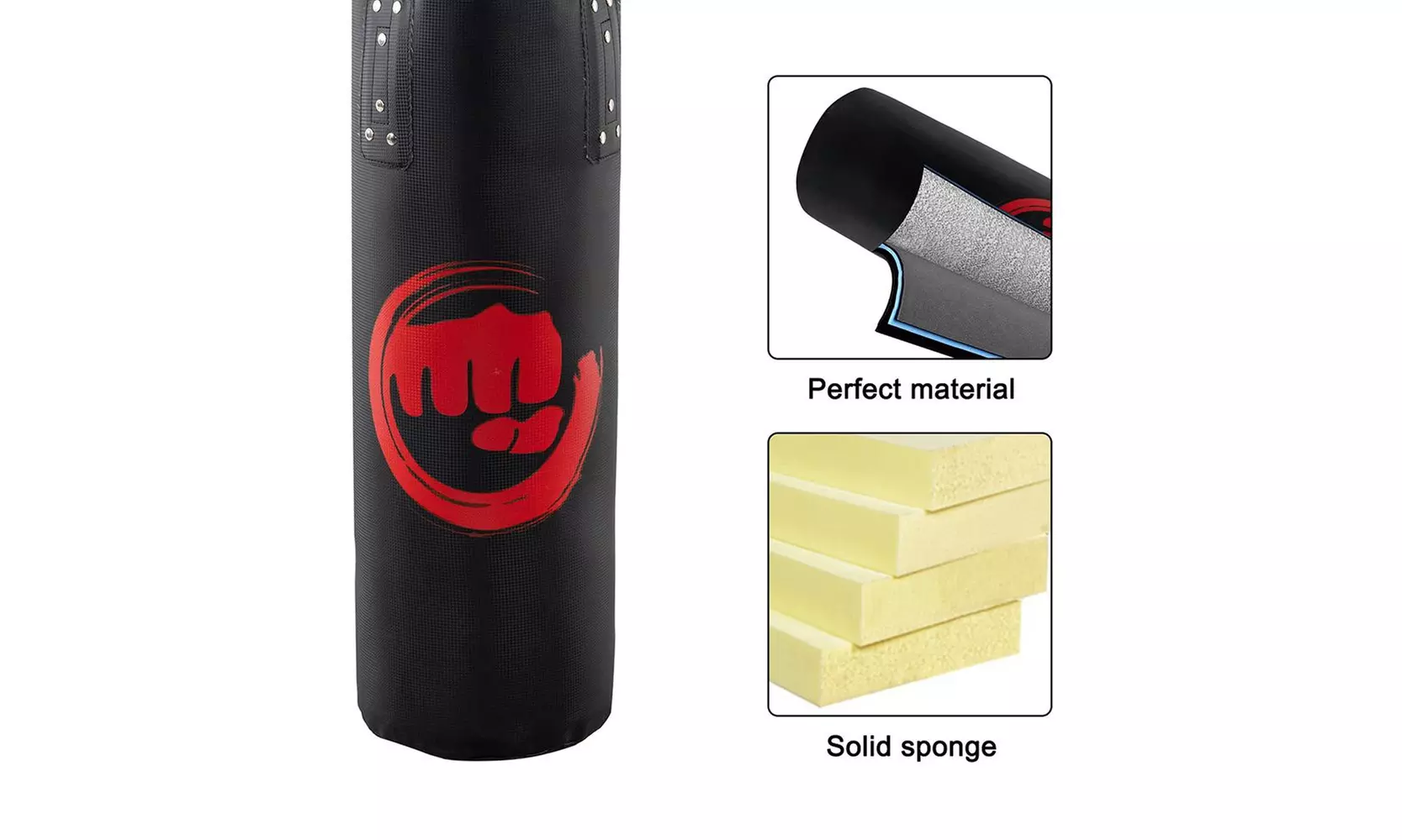 Punching Bag, 32" Boxing Hanging Heavy Bag - Second Medium