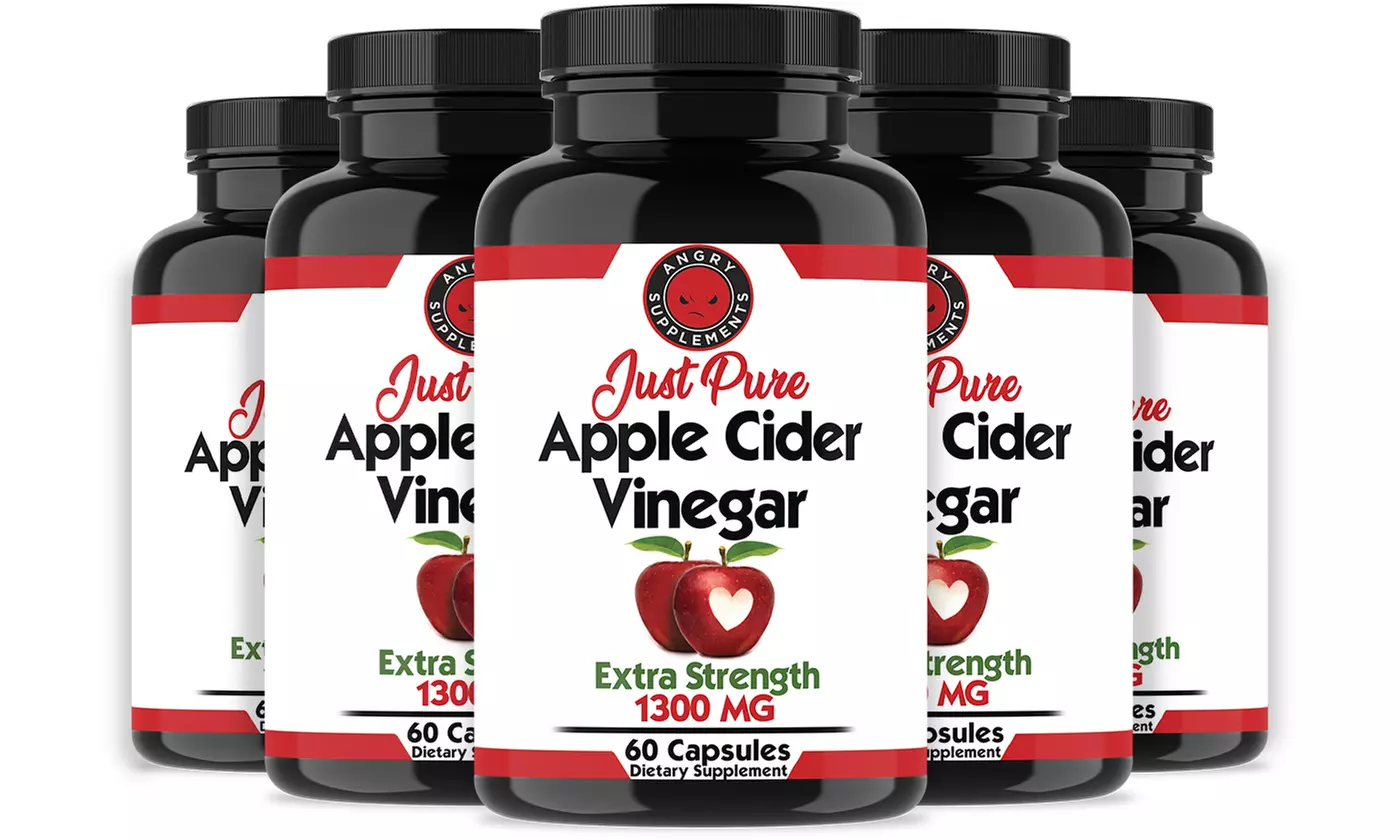 Just Pure Apple Cider Vinegar Pills for Weight Loss & Appetite Suppression - Primary Image