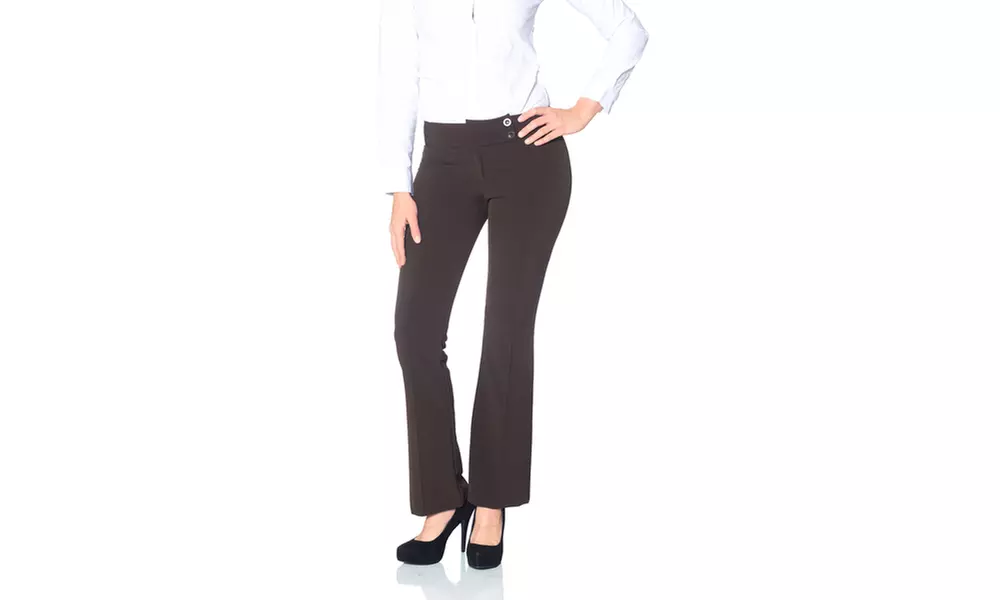 Sexy Fitted Career Double Waist Trousers Pants - Primary Image