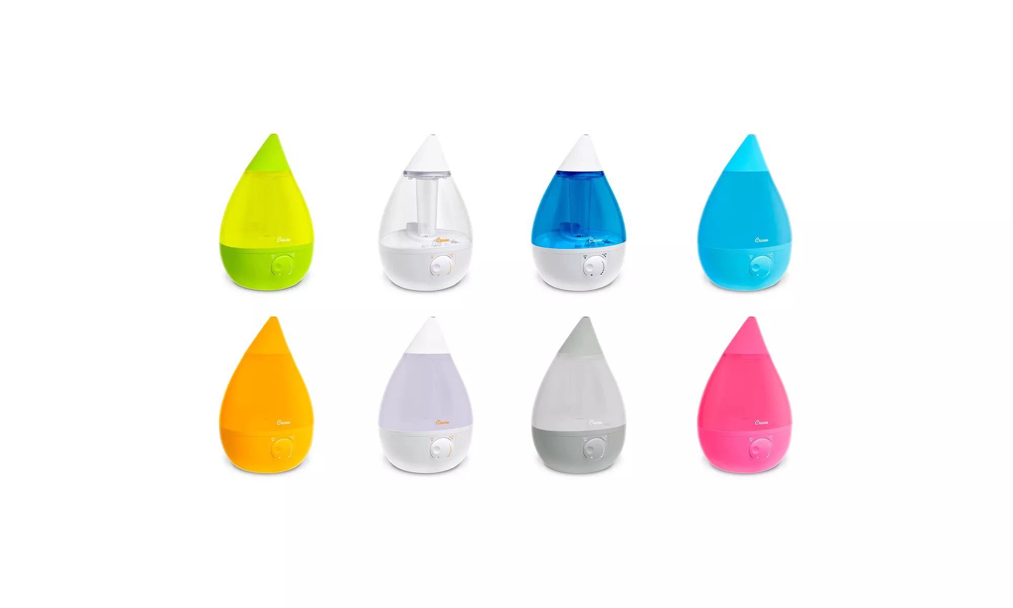 Crane 1 Gal. Drop Ultrasonic Cool Mist Humidifier for Rooms up to 500 Sq. Ft.  - Primary Image