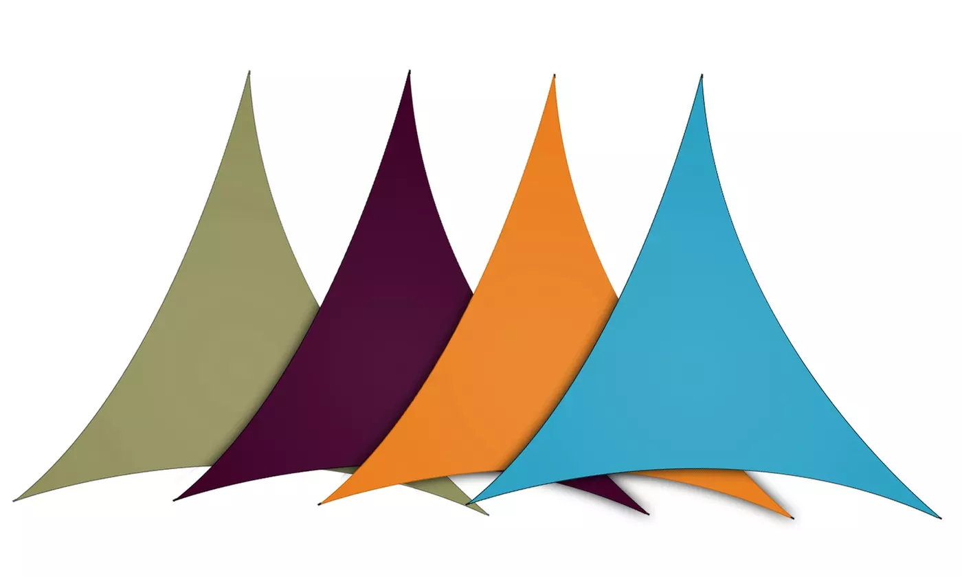 iMounTEK Triangle Sun Shade Sail Top Canopy UV Block Outdoor Awning Shelter