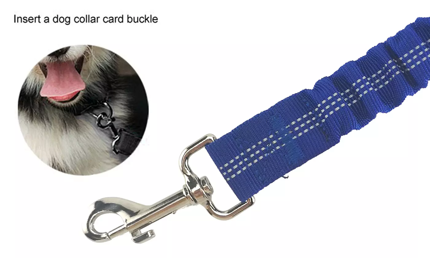 Elastic Pet Dog Cat Car Safety Seat Belt Leash Adjustable Nylon Seatbelt Strap