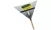 Flexrake 48in. Handle 24in. Metal Head Leaf Rake CF24W