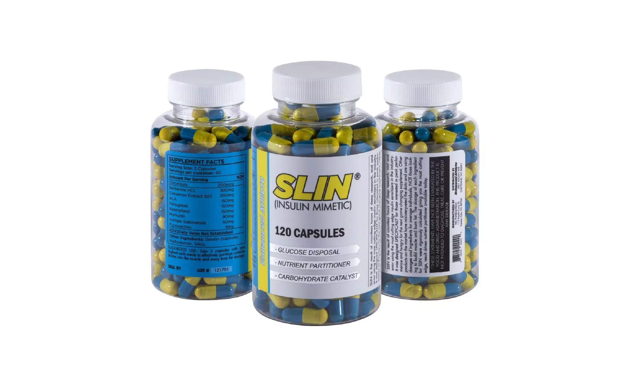 Enhanced Athlete Slin - Carb Blocker, Insulin Mimetic and Nutrient - Primary Image