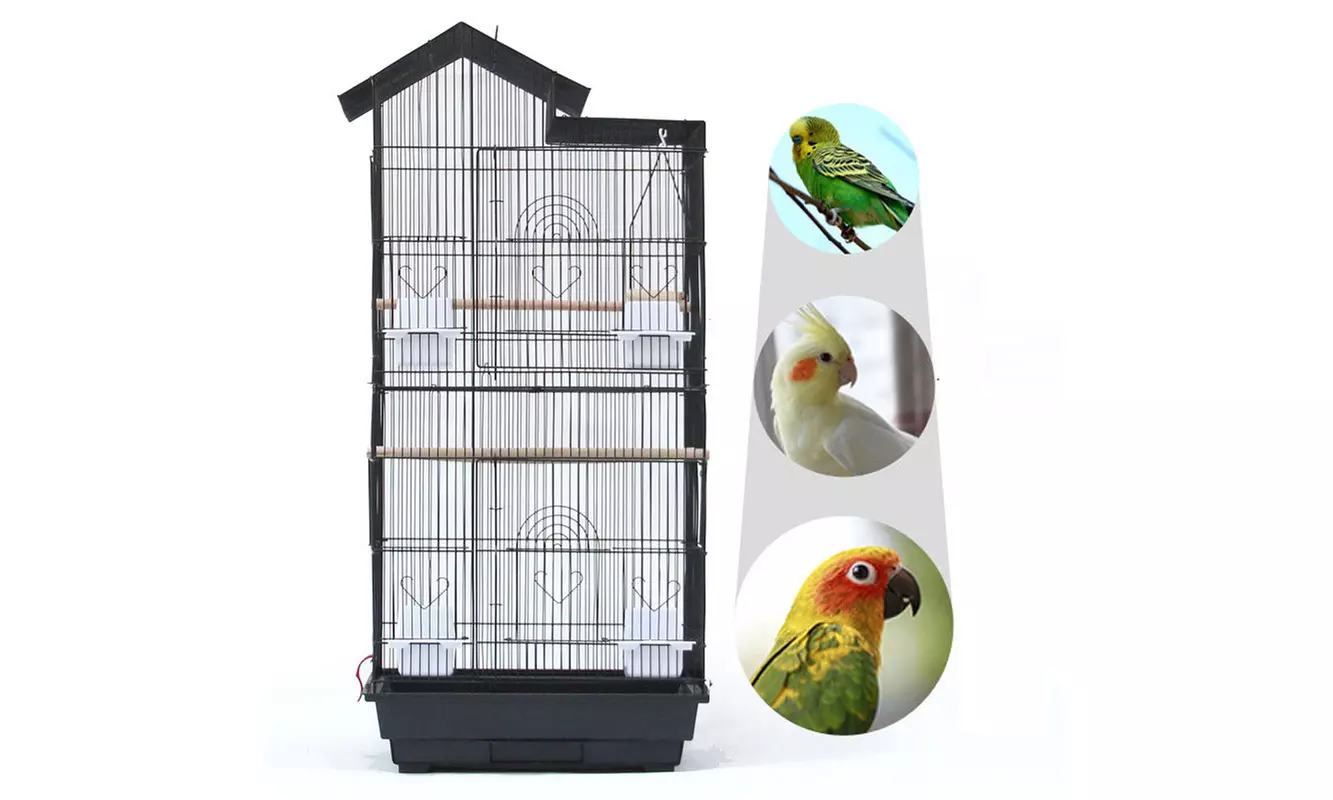 39" Parrot Canary Parakeet Cockatiel Love Bird Finch Bird Cage - Primary Image