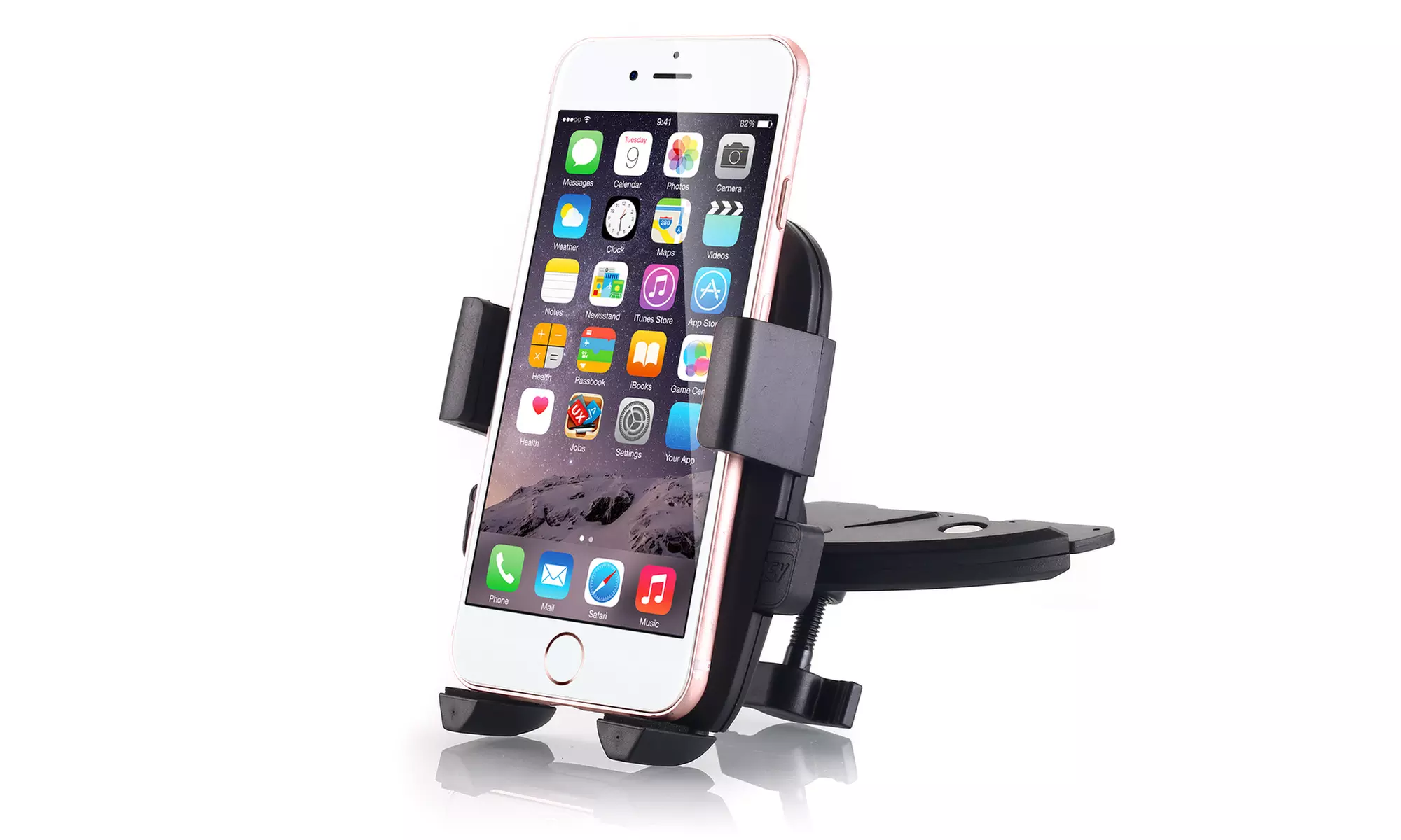 CD Slot Car Stereo Smartphone Mount Holder Cradle (1-, 2-, or 3-Pack) - Primary Image