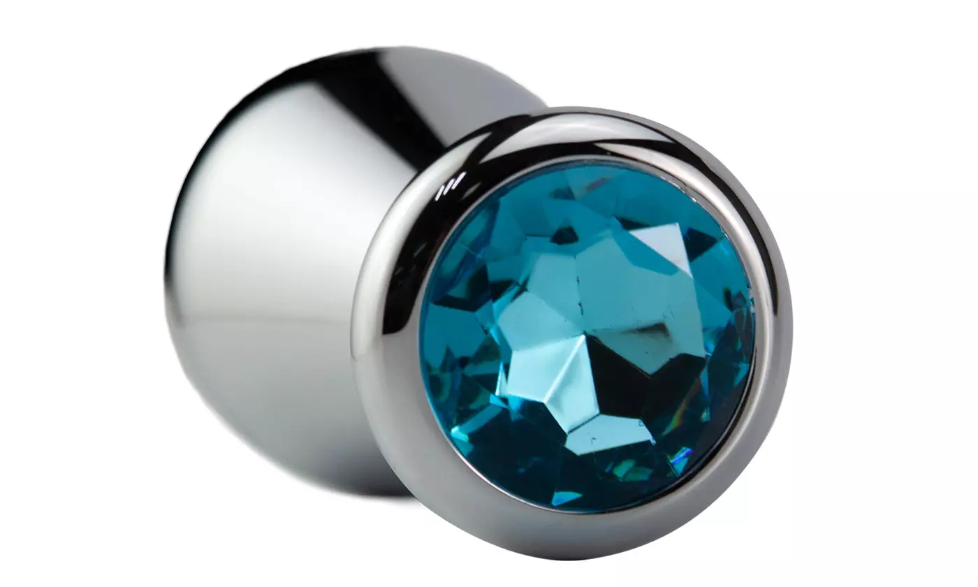 Jeweled Big Bulb Metal Anal Plug Expansion  - S/M/L