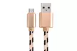5x Micro USB Fast Charger Data Sync Cable Nylon Braided Cord for Samsung Android - Second Medium