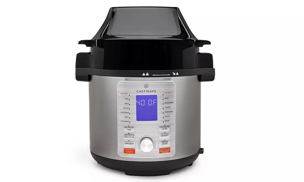 ChefWave Pressure Cooker and Air Fryer Swap Pot Multi-Cooker (6 Qt, 12 Presets) - Primary Image