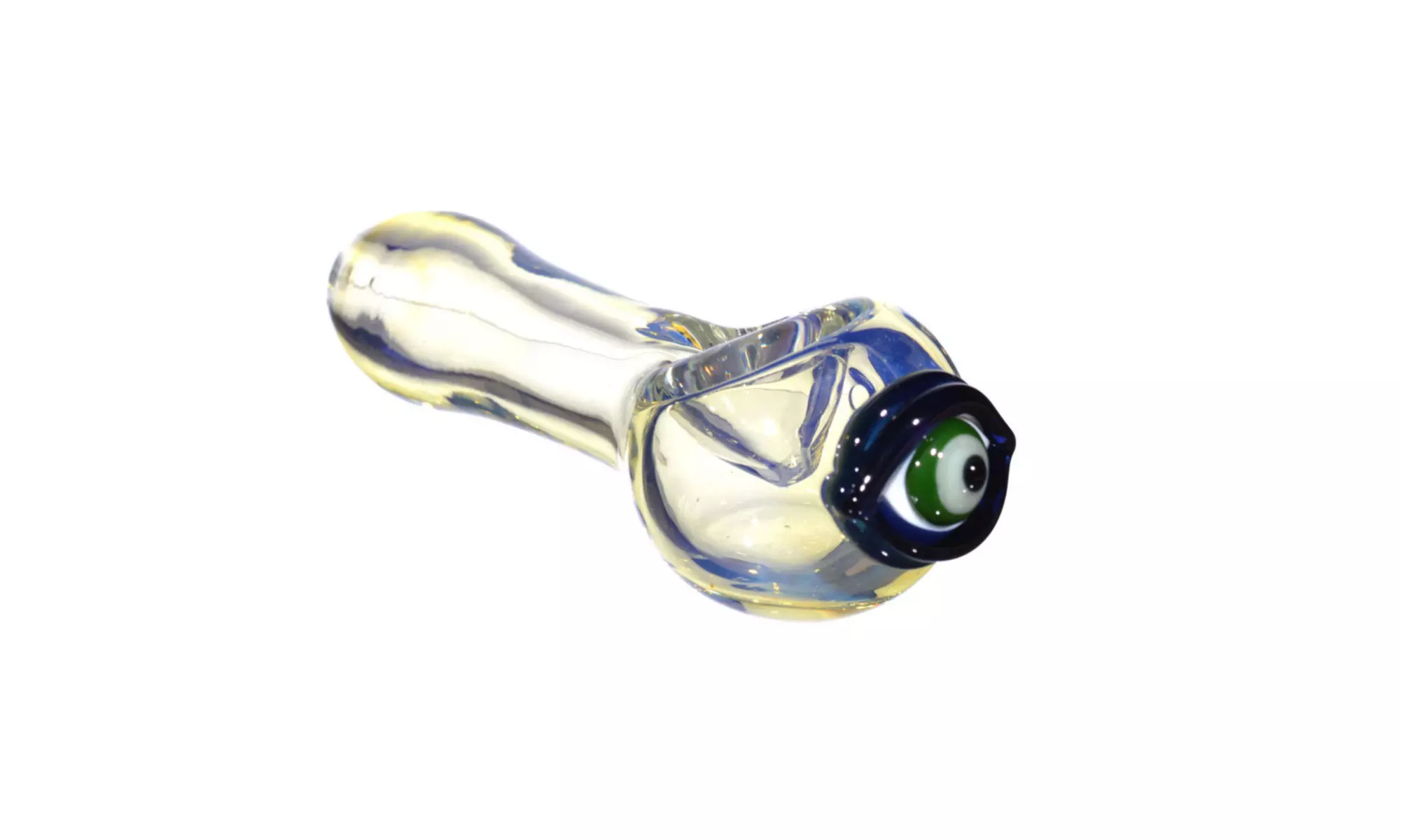 Evil Eye Glass Hand Pipe - Primary Image