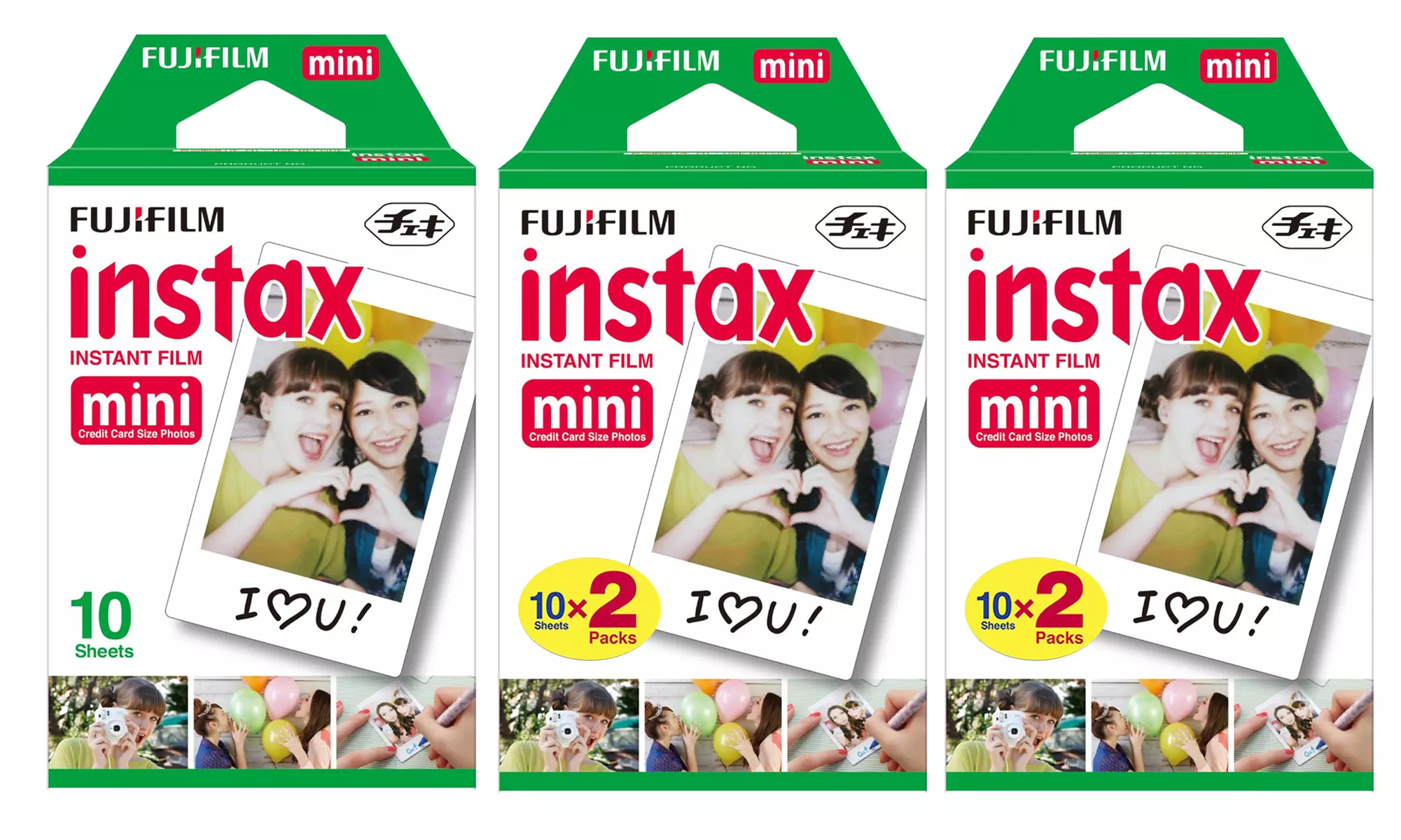 Fujifilm instax mini instant film (20 - 40 - 50 Or 100 Prints) - Primary Image