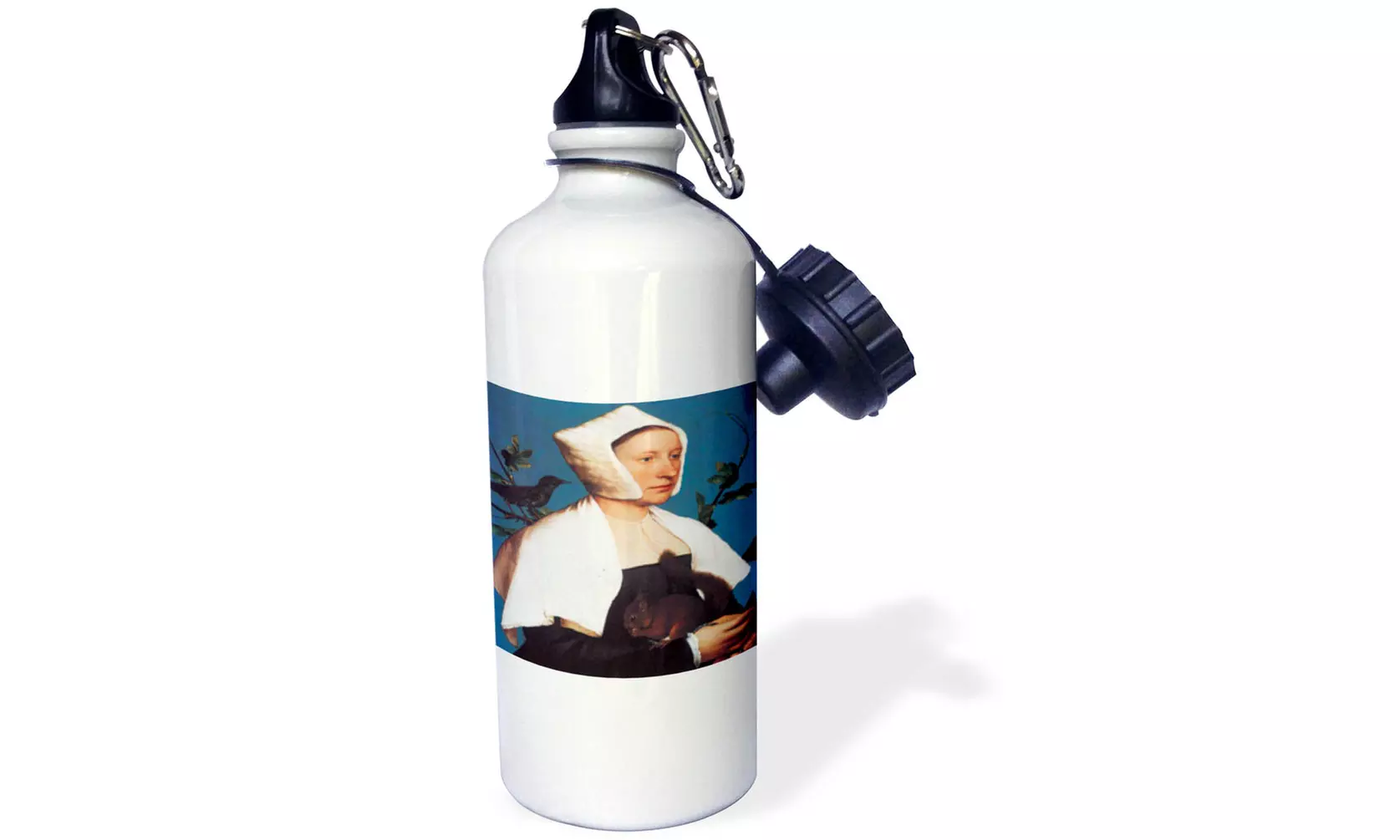  Water Bottle A Lady with a Squirrel and a Starling by Hans Holbein the Younger  - Primary Image
