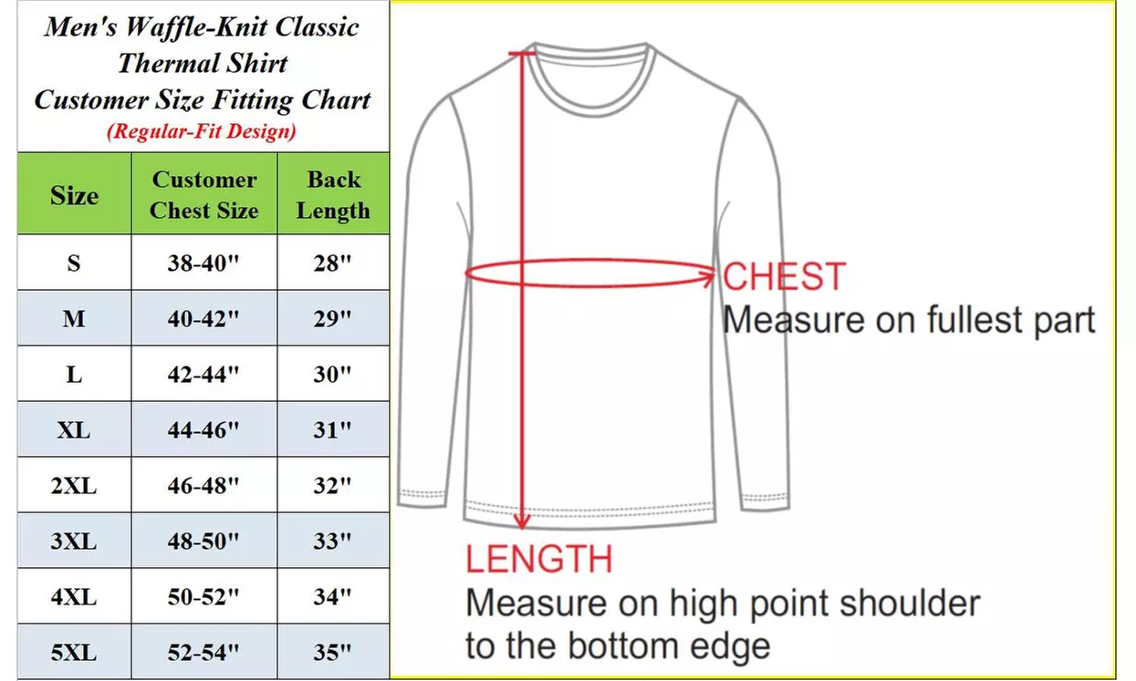 6-Pack Galaxy By Harvic Men's Long Sleeve Crew Neck Thermal Shirts (M-5XL)