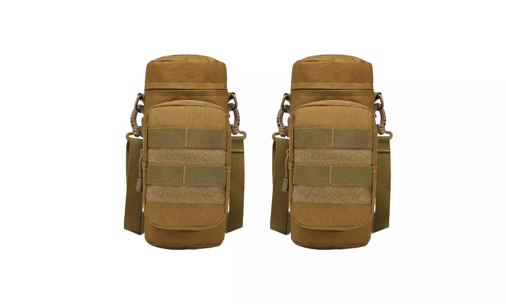 US 1-2 Pack Military Tactical Travel Bottle Kettle Pouch Carry Case Outdoor Bag