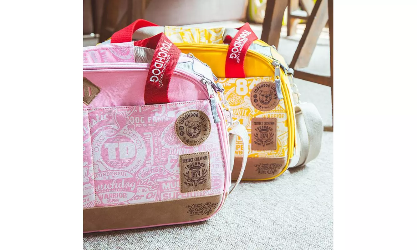 Touchdog Airline Approved Around-The-Globe Passport Designer Pet Carrier - Primary Image