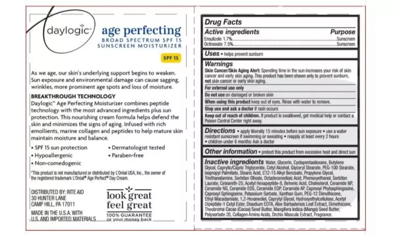 Daylogic Age Perfecting Broad Spectrum Moisturizer, SPF 15, 2.5 Oz - Second Medium