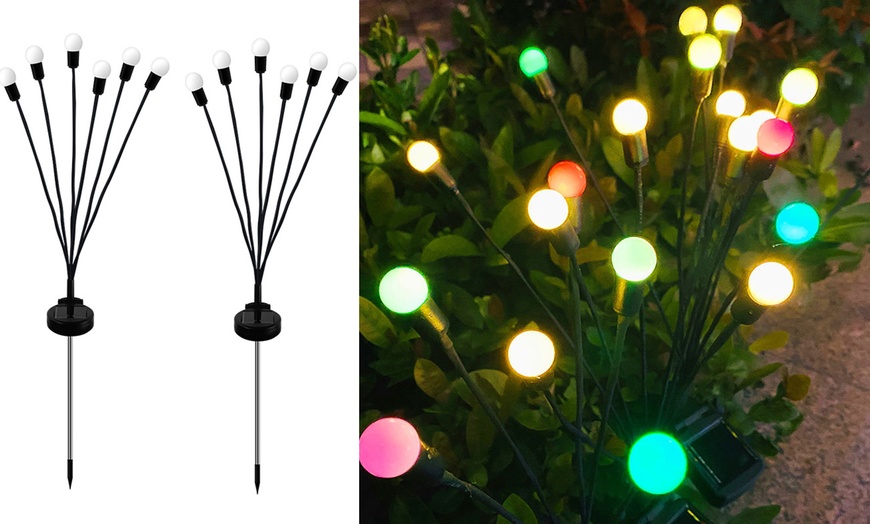 solar starburst firefly stake light