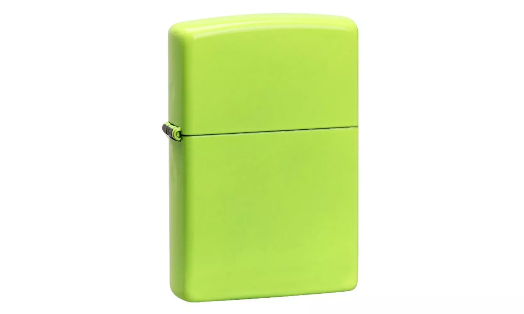 Zippo Brilliant Splash Lighter, Neon Yellow, Windproof - Primary Image