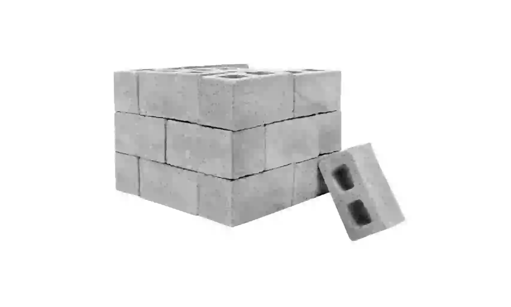 32Pcs Mini Cement Cinder Bricks Build Your Own Tiny Wall Mini Bricks   - Primary Image