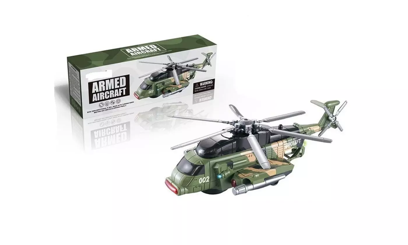 Kids Flying Toy Military Helicopter Fighter Aircraft War Planes - Second Medium