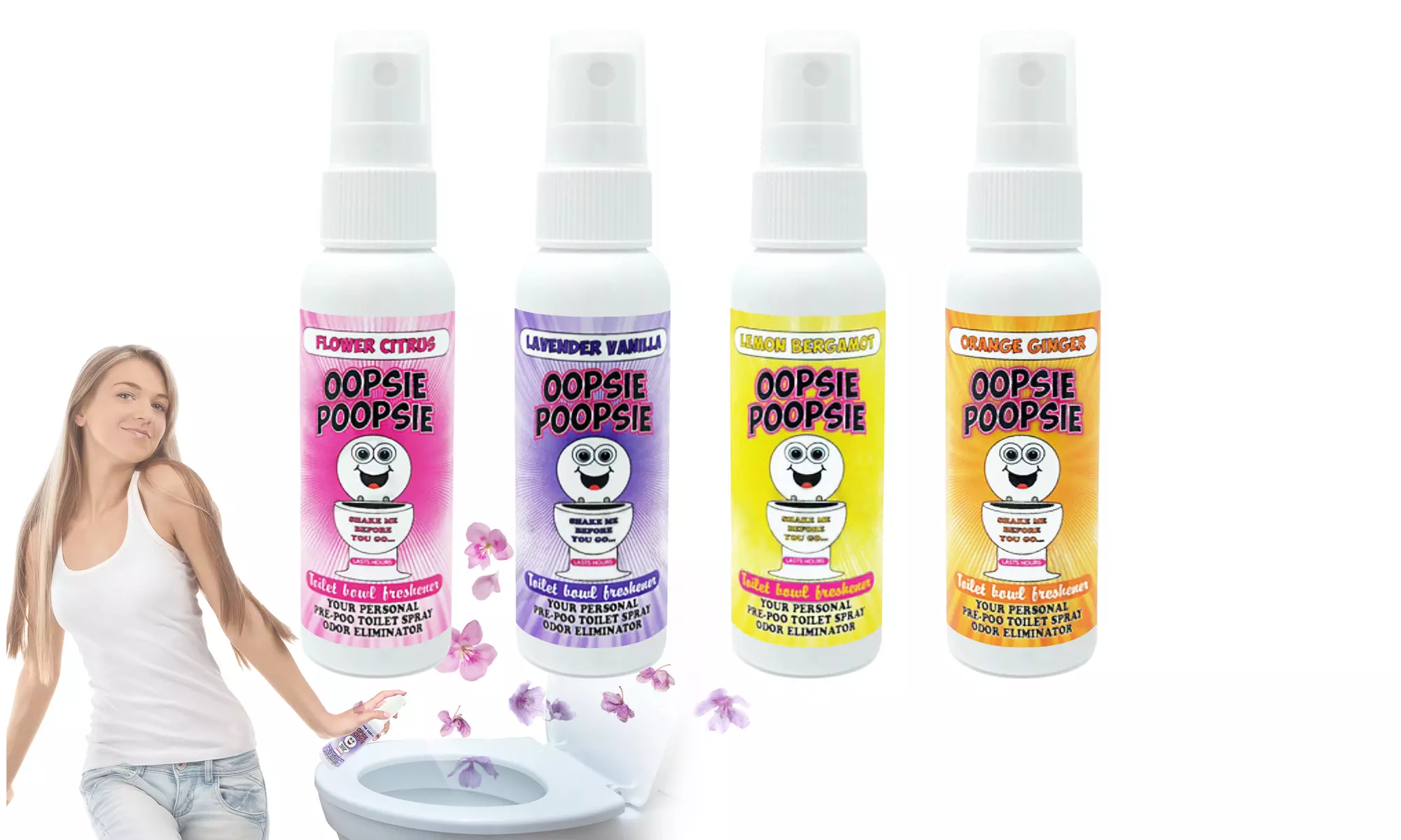 Oopsie Poopsie Pre-Poop Toilet Spray (4-Pack) - Second Medium