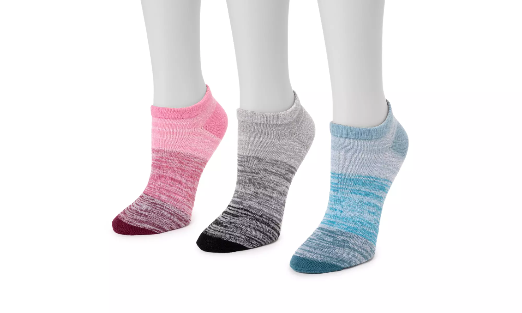 MUK LUKS Women's 3 Pair Pack Ankle Sock 2021 - Primary Image