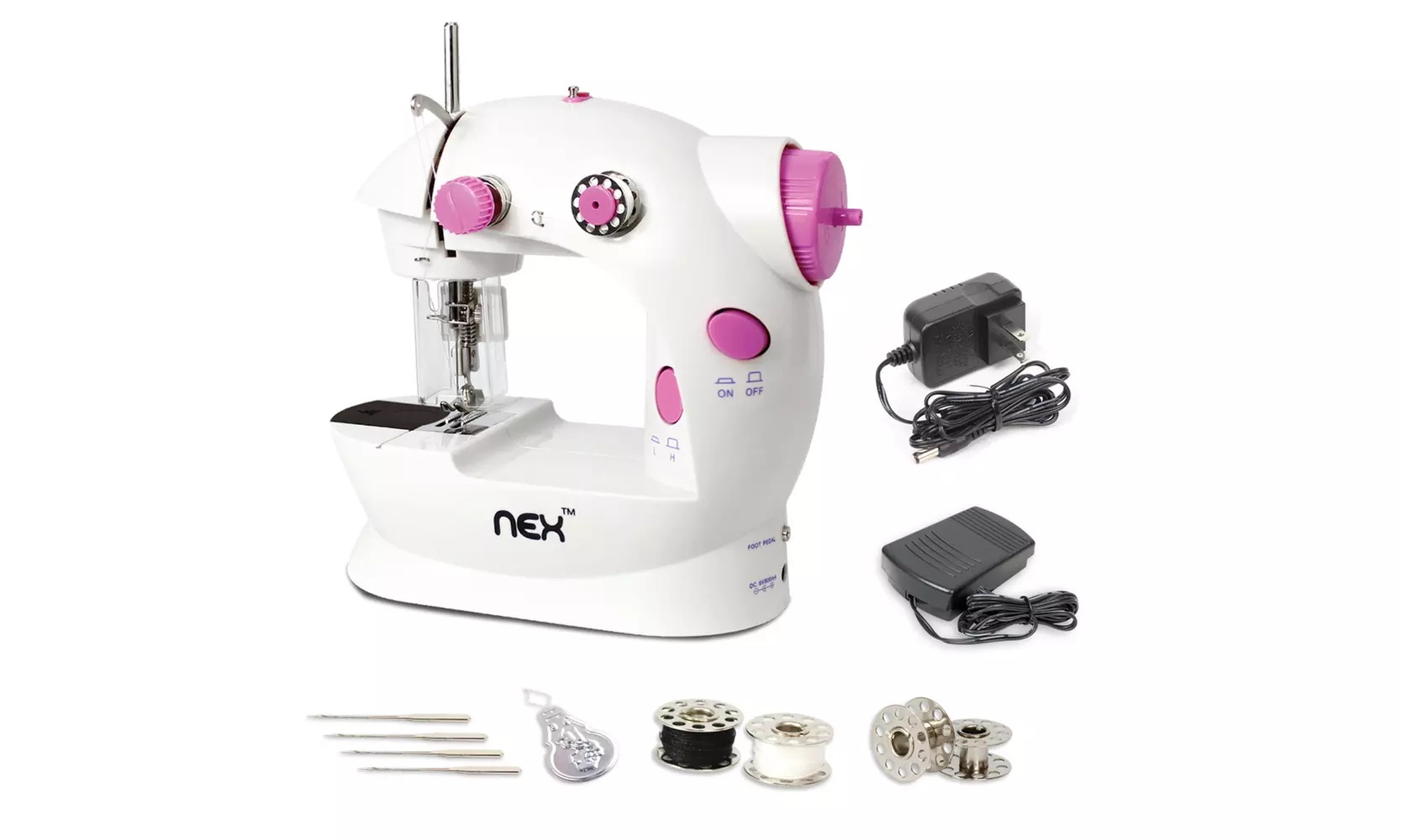 Small cute sewing machine, suitable for  beginners, adjustable, electric - Second Medium