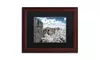 Philippe Hugonnard 'White Wall VII' Matted Wood Framed Art