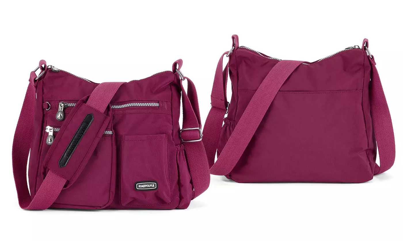 ItBelongs2U Women Nylon Waterproof Shoulder Messenger Lightweight Crossbody Bag