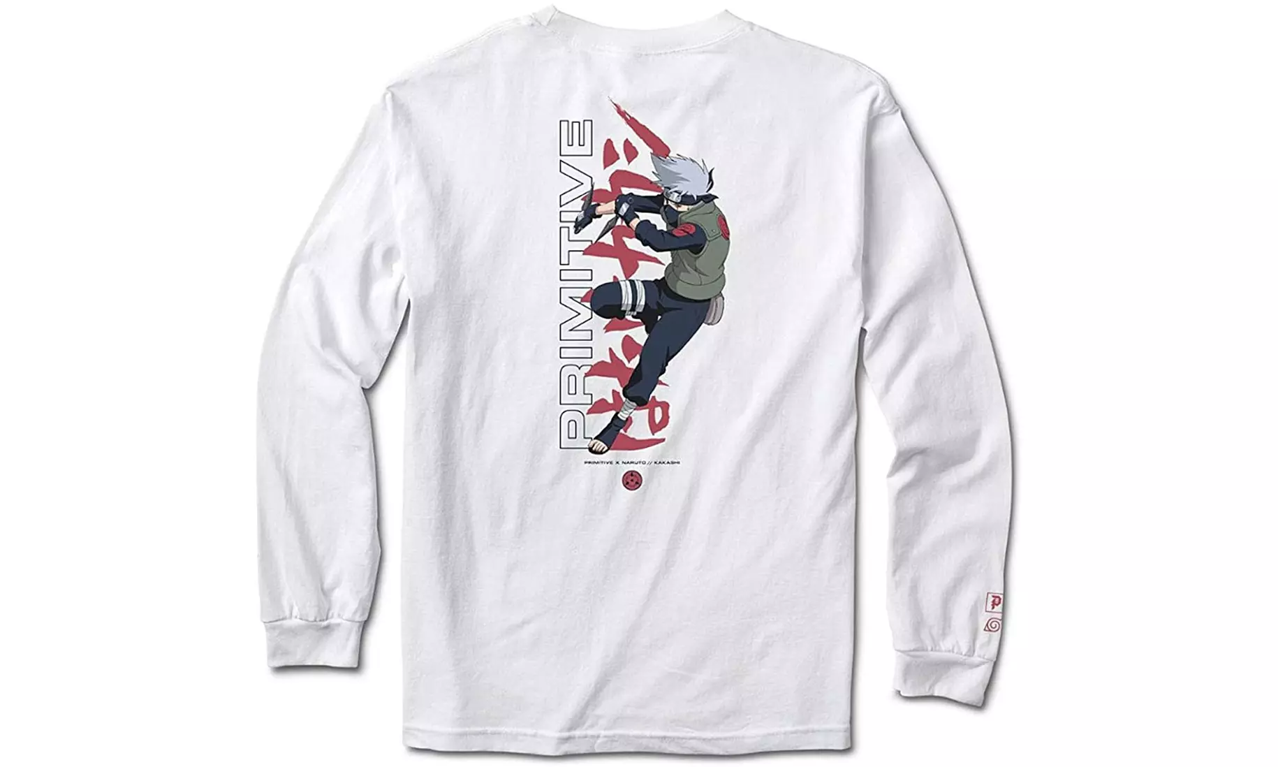 Primitive x Naruto Kakashi Men's Strike Long Sleeve T Shirt - Primary Image