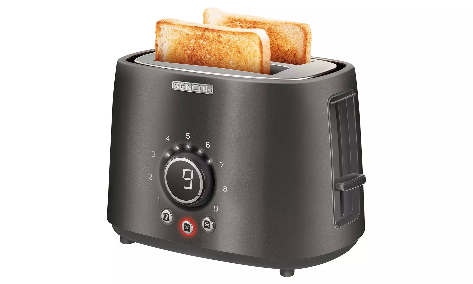 Sencor STS6058BK 2-slot Toaster with Digital Button and Rack - Primary Image