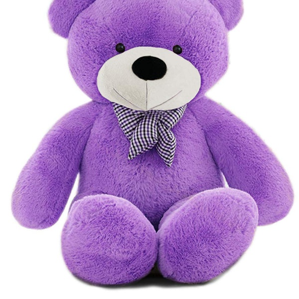 purple giant teddy bear