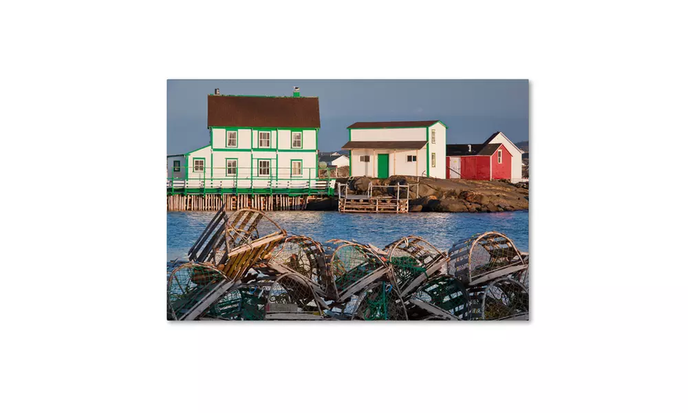 Michael Blanchette Photography 'Lobster Traps' Canvas Art - Primary Image