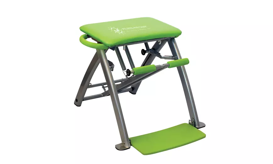 Pilates Pro Chair By Life's A Beach on sale Blue Workout Yoga Fitness Folding Chair