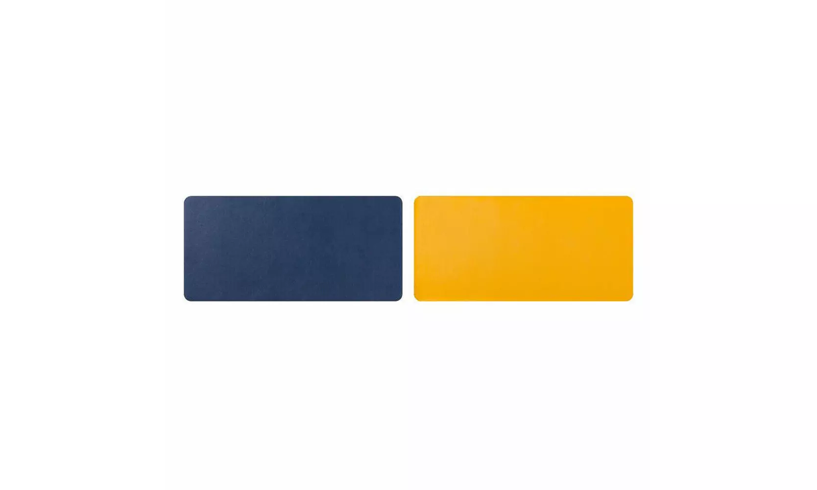 US PU Leather Dual Sided Desk Pad Non-Slip Mouse Pad Office Home Mat 23.6x11.8''