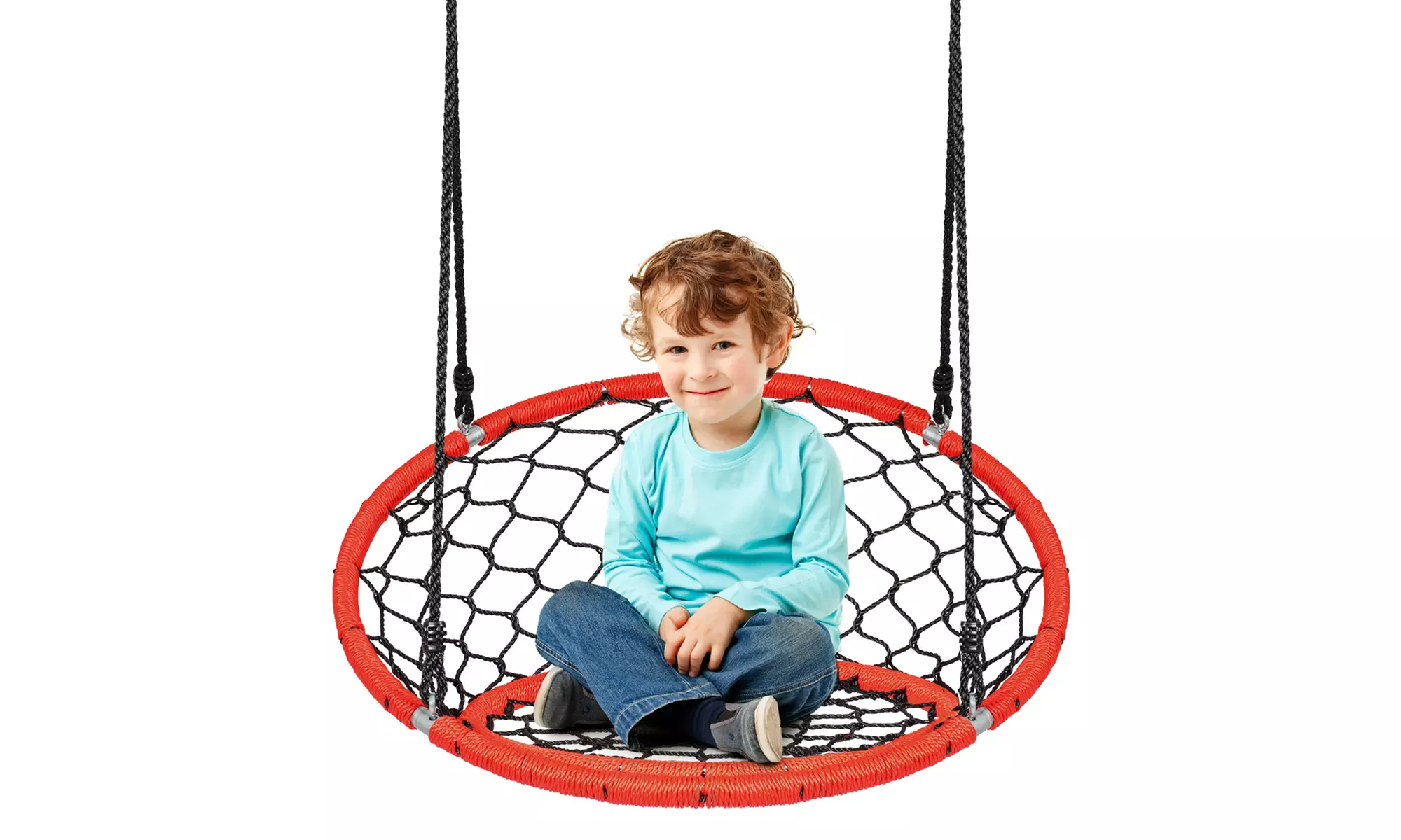 Costway Spider Web Chair Swing Adjustable Ropes Kids Play Equipment 2 colors - Primary Image