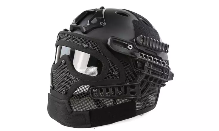 Protective Goggles G4 System Full Face Mask Helmet Airsoft Paintball - Second Medium