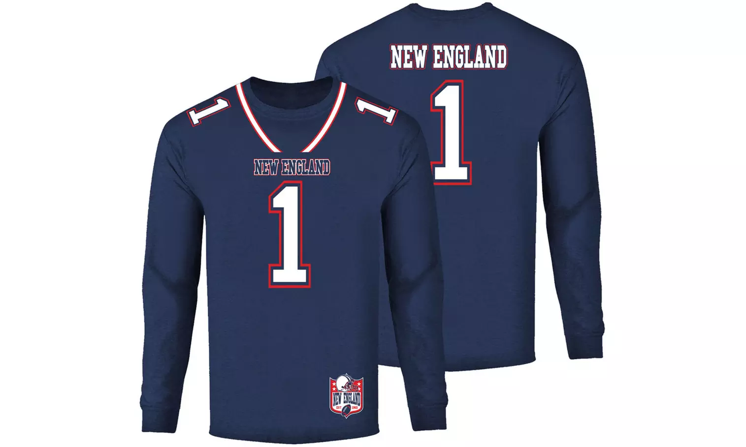 Men's Football Team Jersey Long Sleeve Shirts