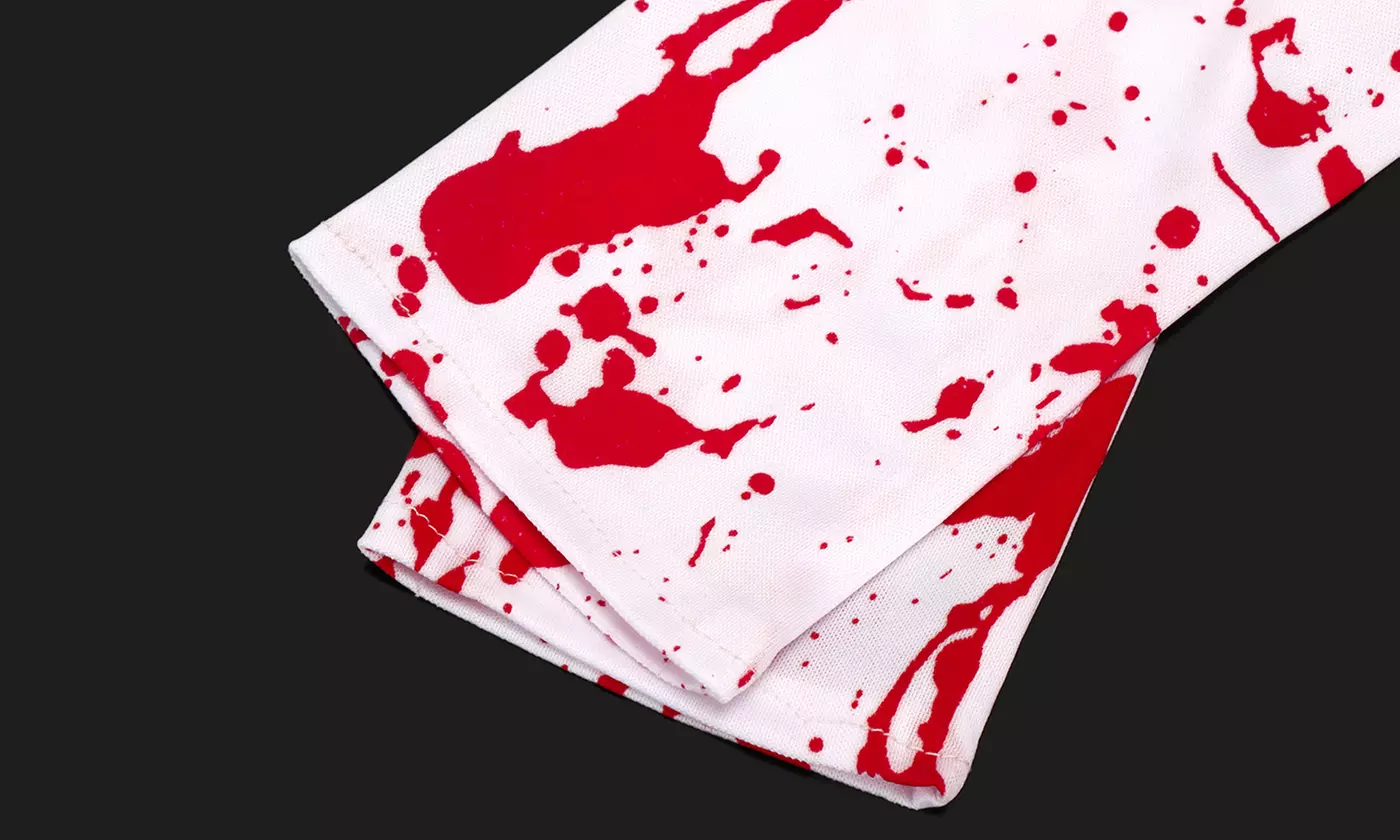 Halloween Party Costume Women Blood Stained Bloody Socks and Gloves Set