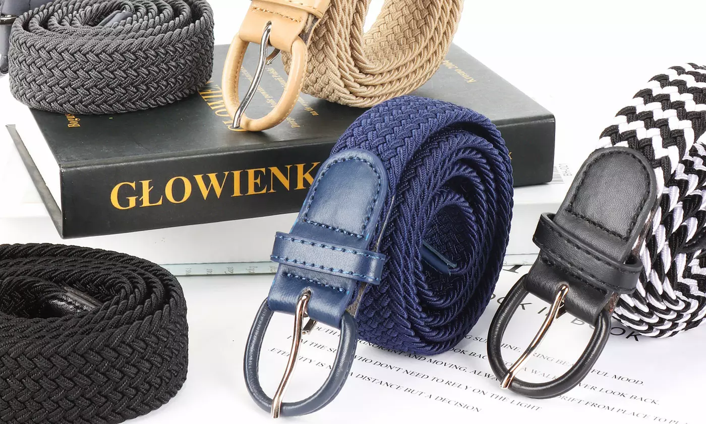 Women's Elastic Braided Woven Belt