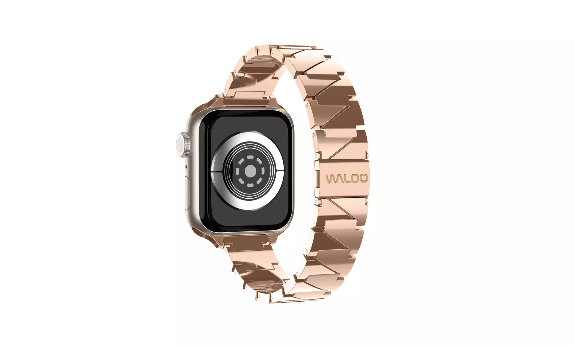 Waloo Leather & Metal Replacement Bands for Apple Watch - All Series