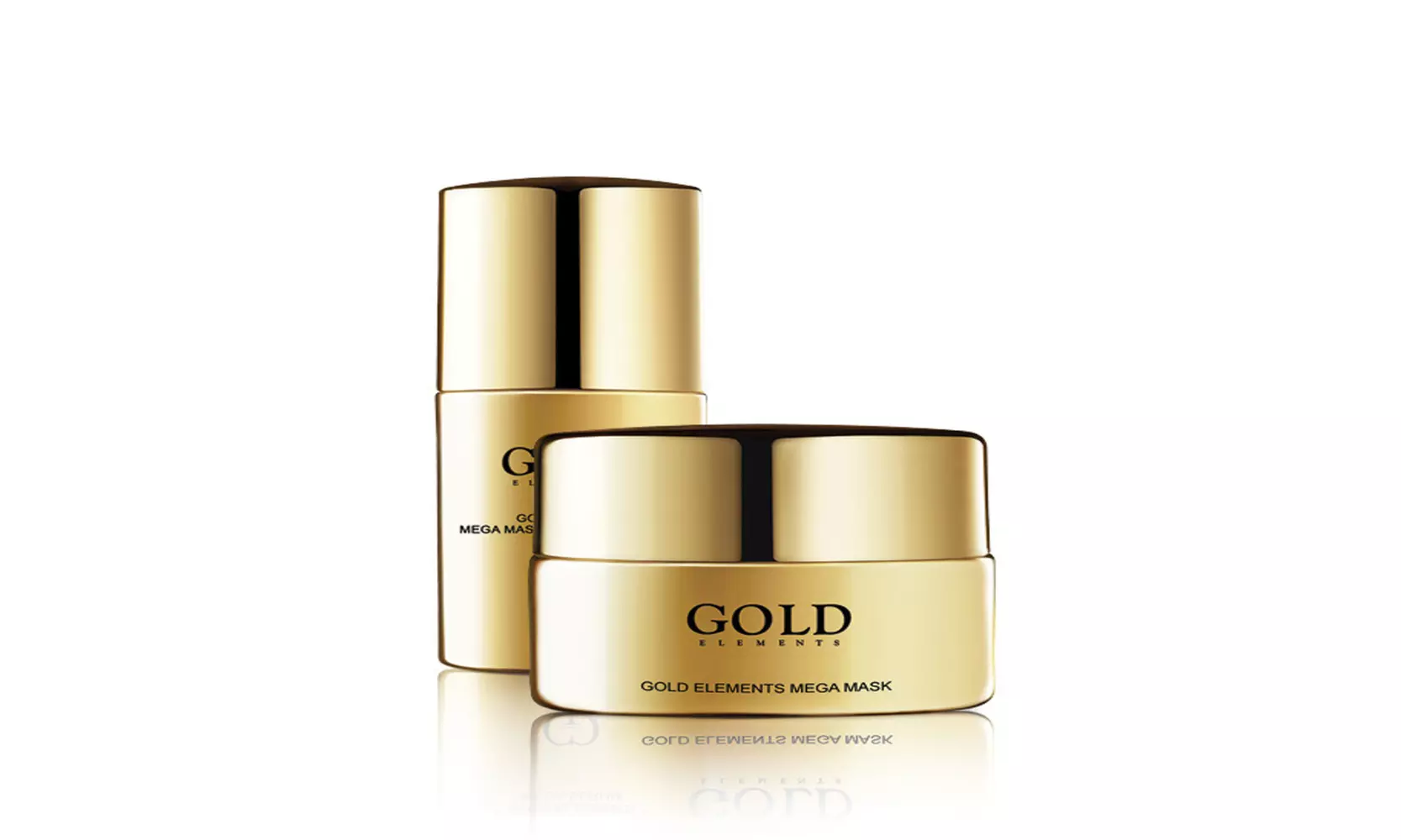 Anti Aging 24K Gold Mega Mask & Activated Serum Treatment Set - Primary Image