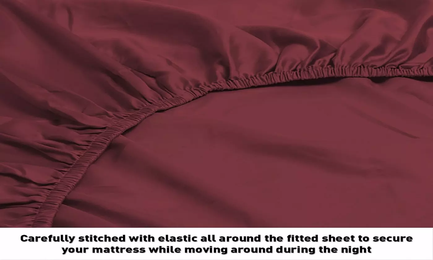 Home Sweet Home Extra Soft Deep Pocket Embroidered Sheet Set