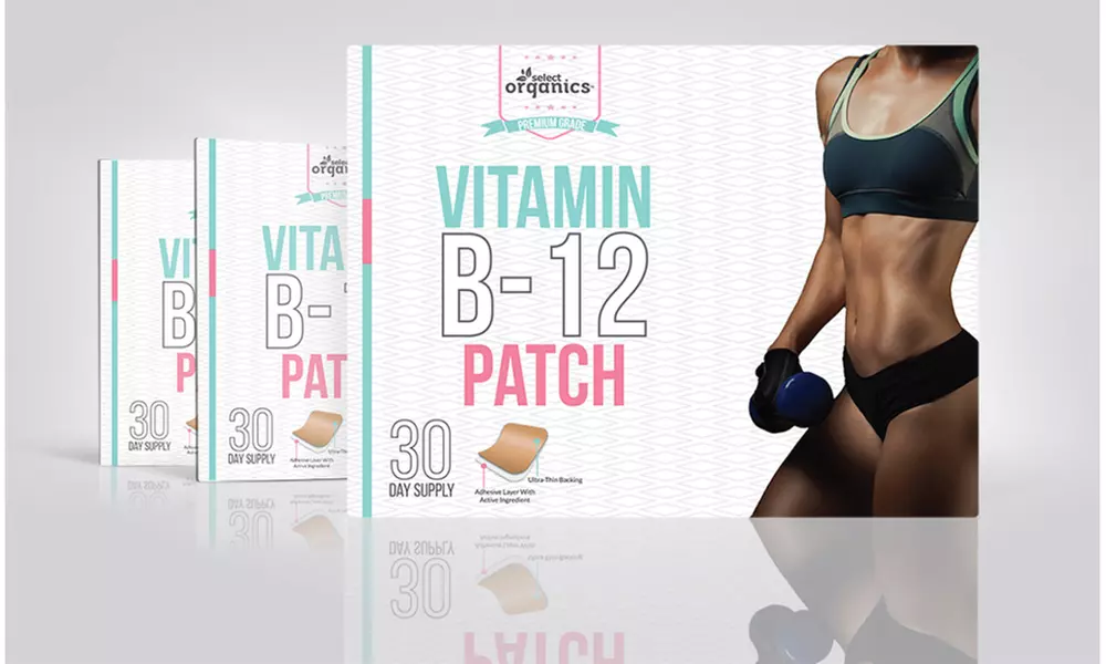 Select Organics Vitamin B-12 Patches (30- 60- or 90 Day Supply) - Primary Image