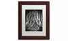 Philippe Sainte-Laudy 'Zig Zag Nation' Matted Wood Framed Art