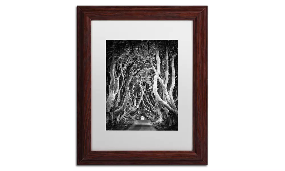 Philippe Sainte-Laudy 'Zig Zag Nation' Matted Wood Framed Art - Primary Image