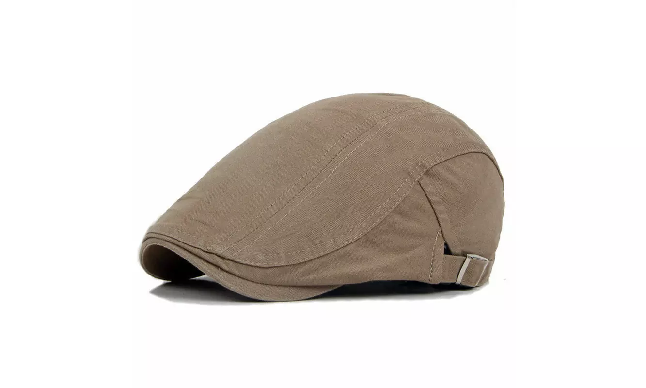 Men's Mesh Summer Gatsby Cap Ivy Hat Newsboy Golf Driving Flat Cabbie